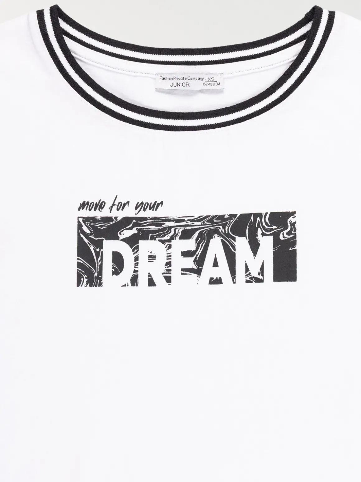 Tee-shirt blanc dream fille (XXS-M)