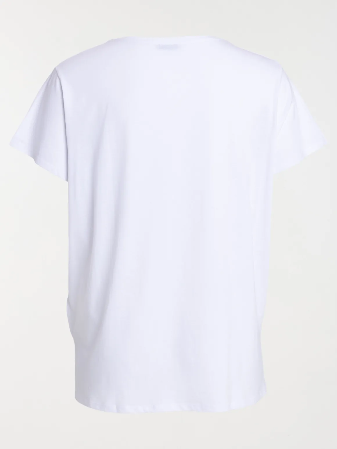 Tee-shirt blanc grande taille femme