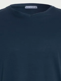 Tee-shirt bleu nuit homme grande taille