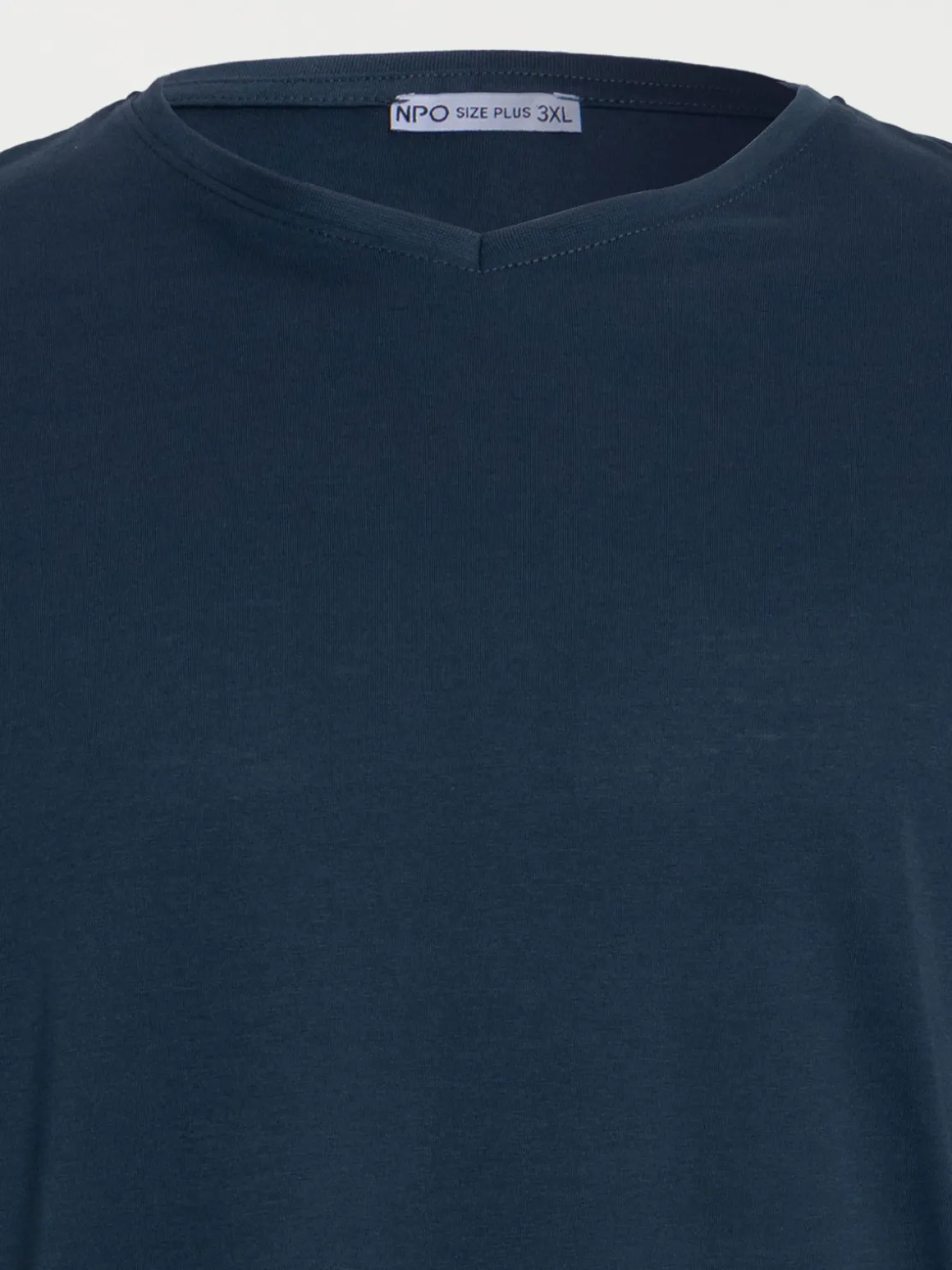 Tee-shirt bleu nuit homme grande taille