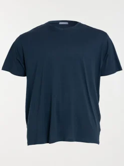 Tee-shirt bleu nuit homme grande taille