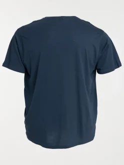 Tee-shirt bleu nuit homme grande taille
