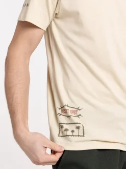 Tee-shirt col rond motifs homme
