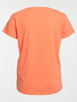 Tee-shirt coral grande taille femme