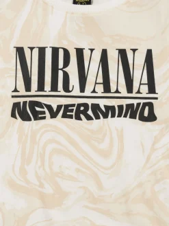 Tee-shirt écru Nirvana fille (XXS-M)