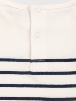 Tee-shirt écru rayé garçon (3-36M)