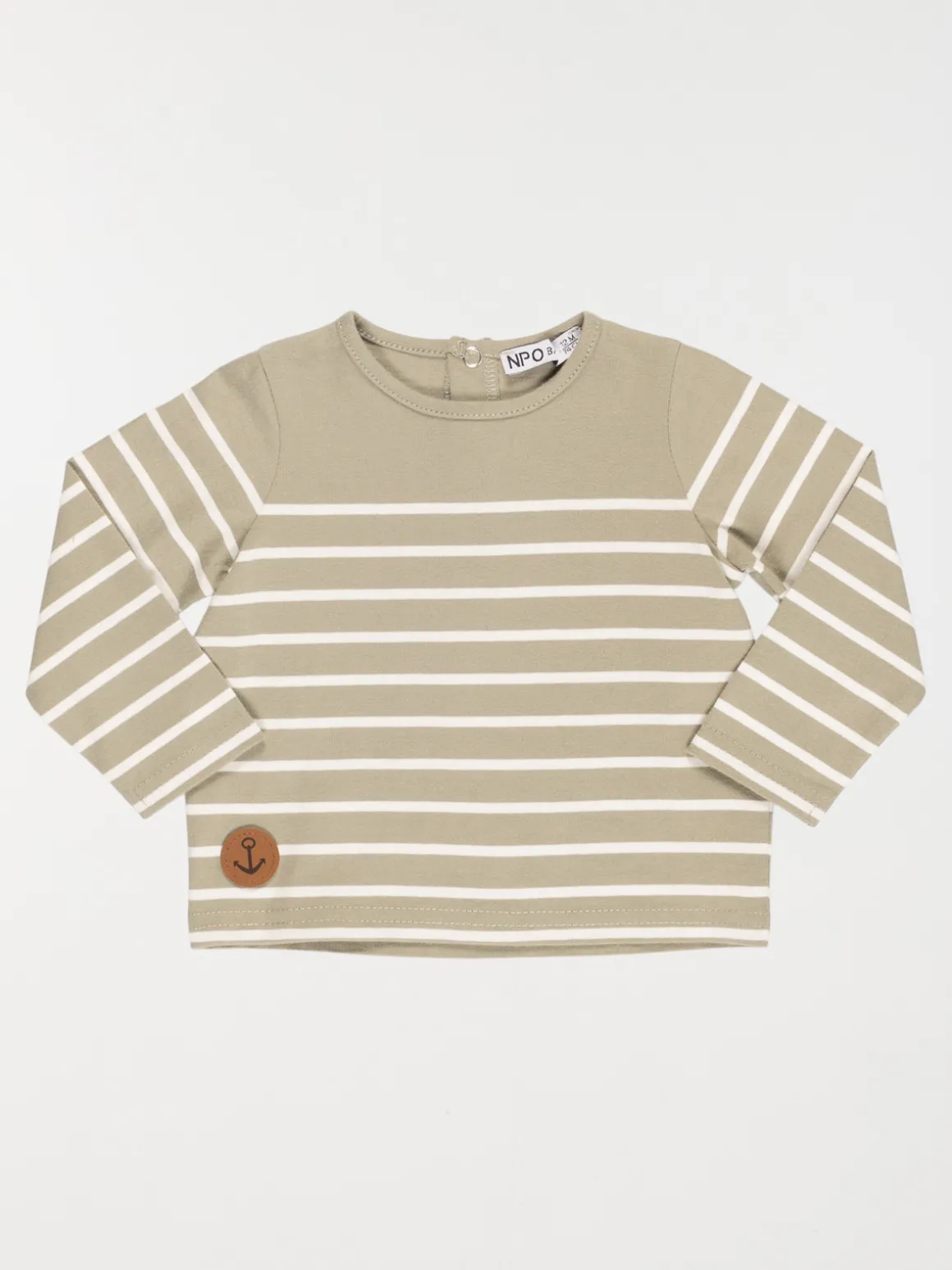 Tee-shirt écru rayé garçon (3-36M)