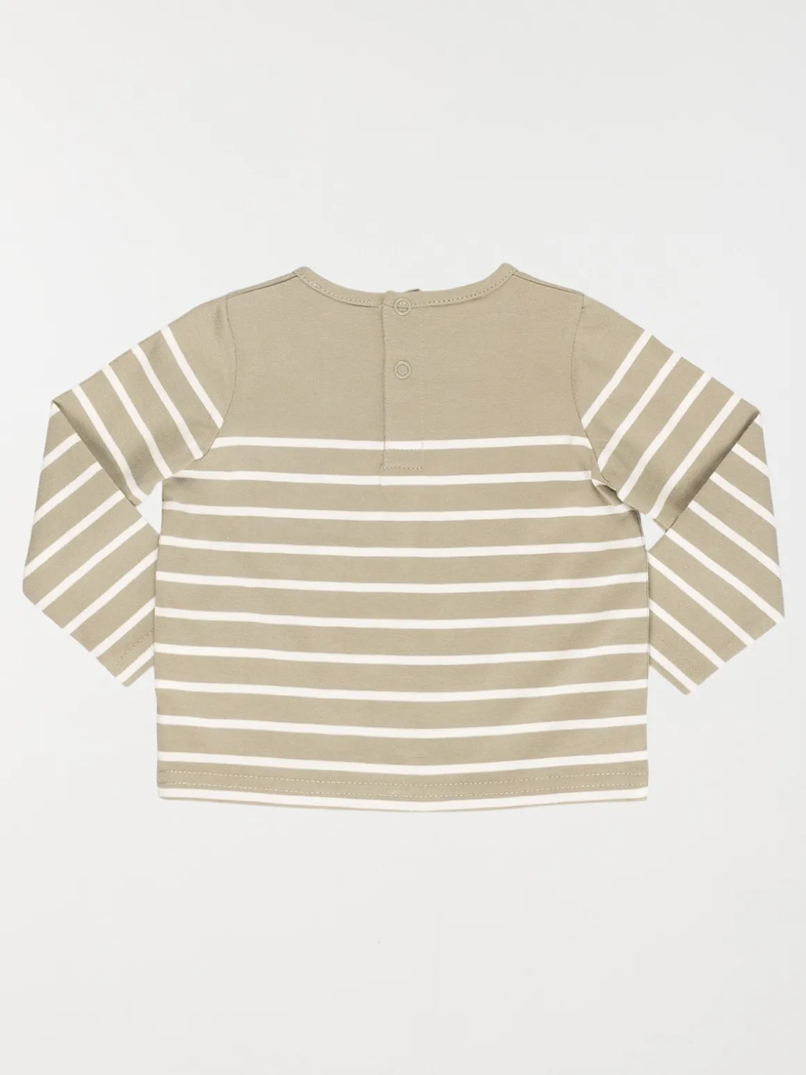 Tee-shirt écru rayé garçon (3-36M)