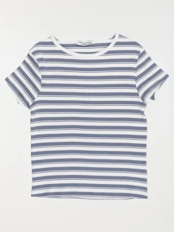Tee-shirt côtelé rayé fille (XXS-M)