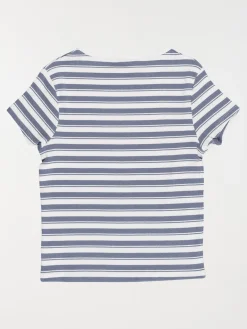 Tee-shirt côtelé rayé fille (XXS-M)