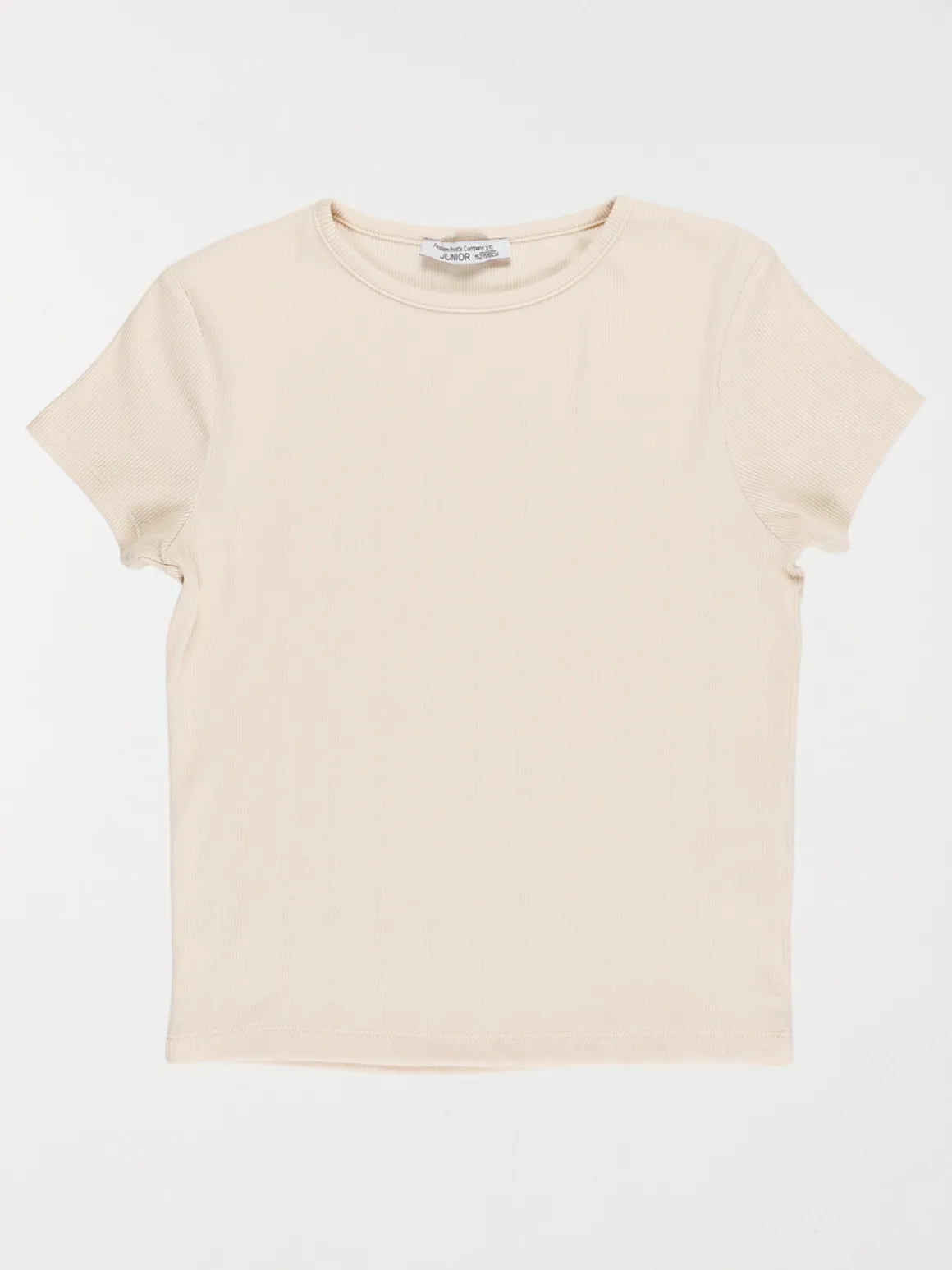 Tee-shirt côtelé shell fille (XXS-M)
