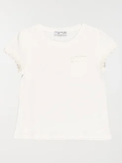 Tee-shirt détails fleurs fille (3-12A)