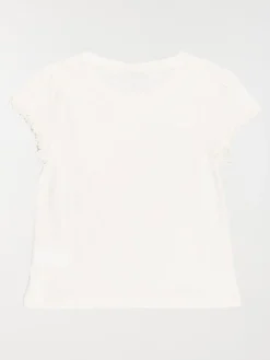 Tee-shirt détails fleurs fille (3-12A)
