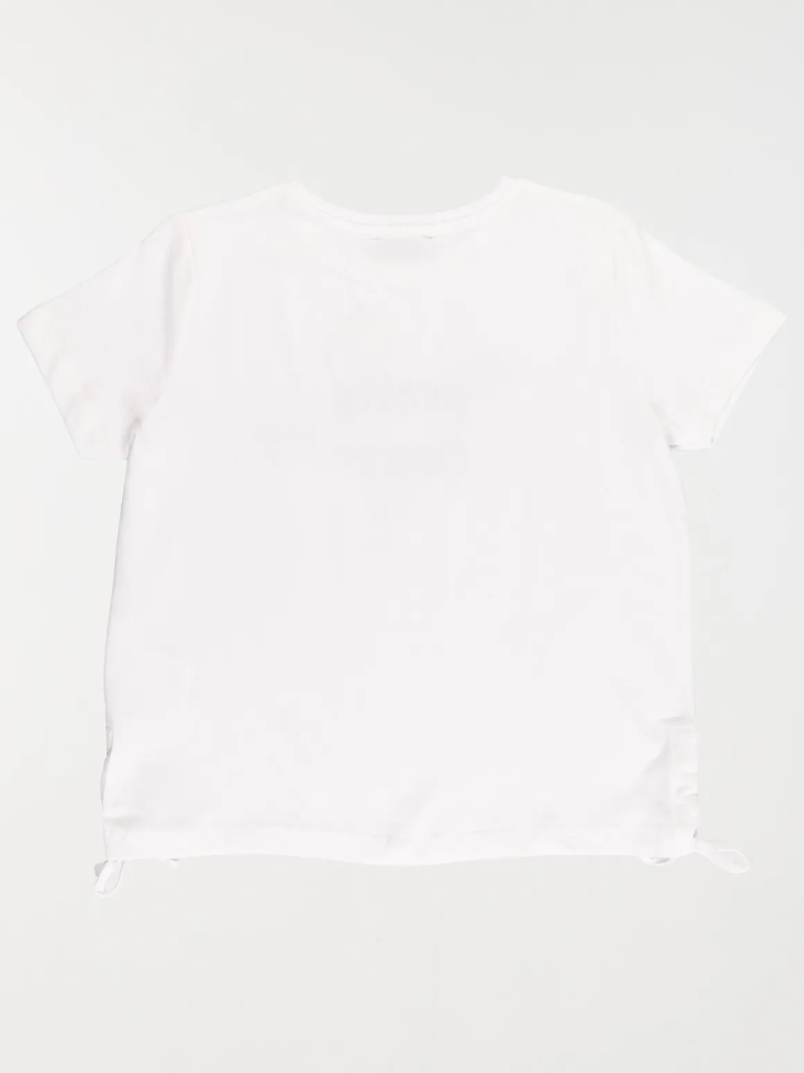 Tee-shirt fille brodé devant (XXS-M)