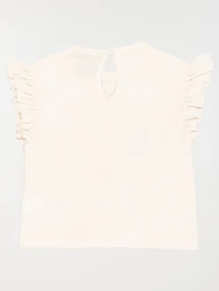 Tee-shirt fille Snoopy écru (3-36M)