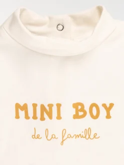 Tee-shirt garçon col roulé (3-36M)