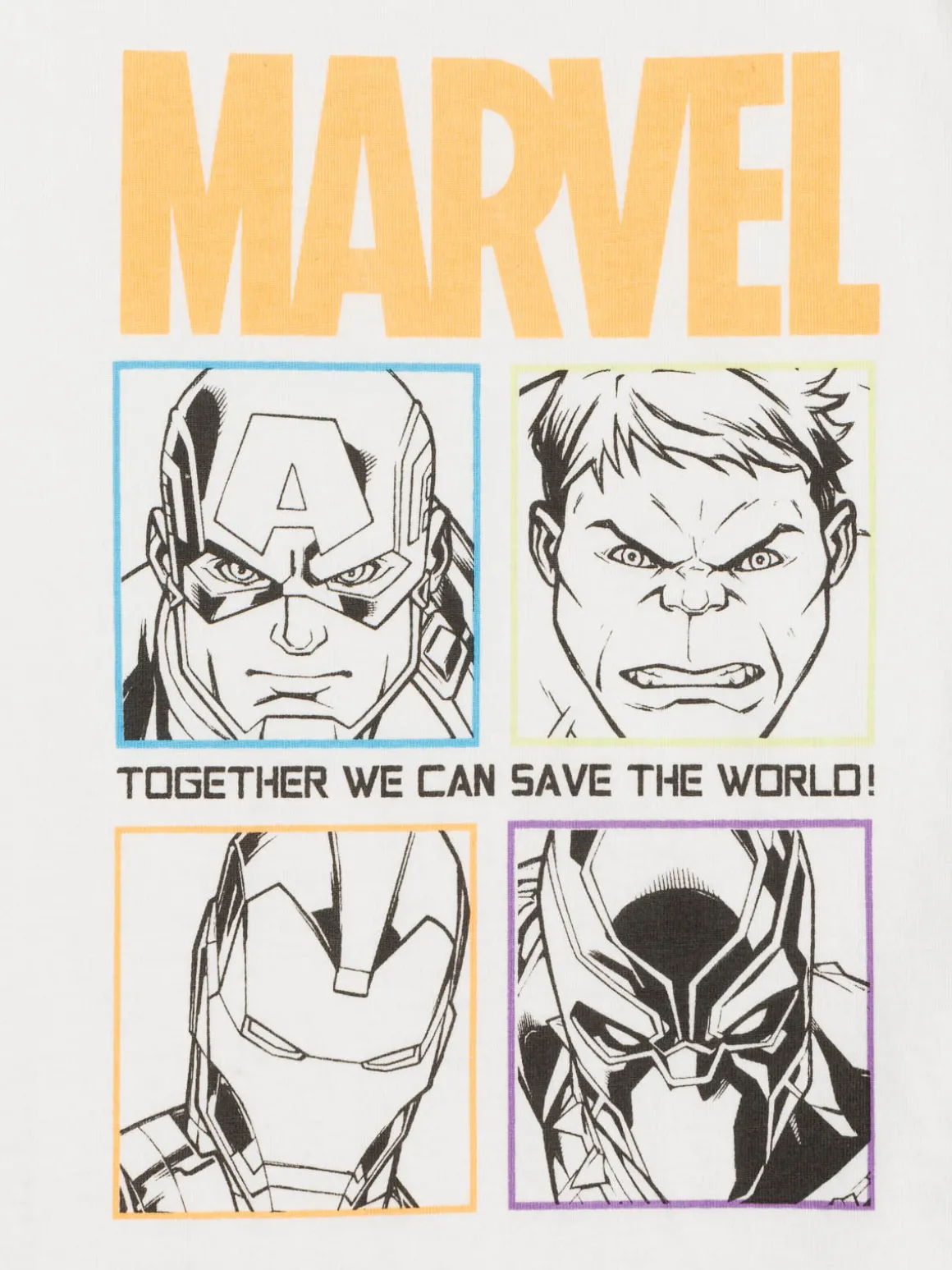Tee-shirt garçon Marvel écru (3-12A)