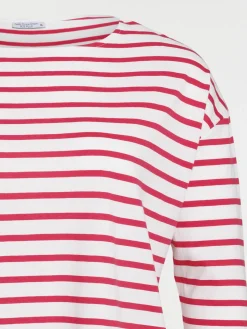 Tee-shirt grande taille rayé femme