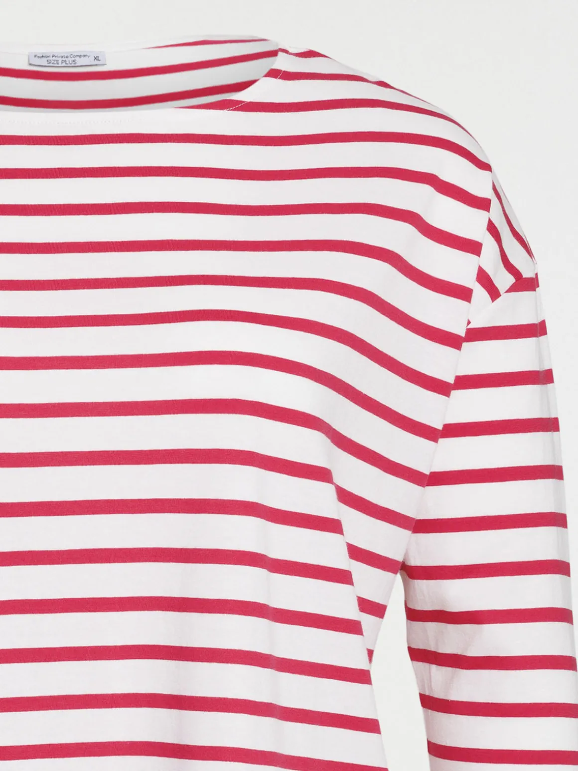 Tee-shirt grande taille rayé femme