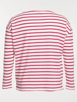 Tee-shirt grande taille rayé femme