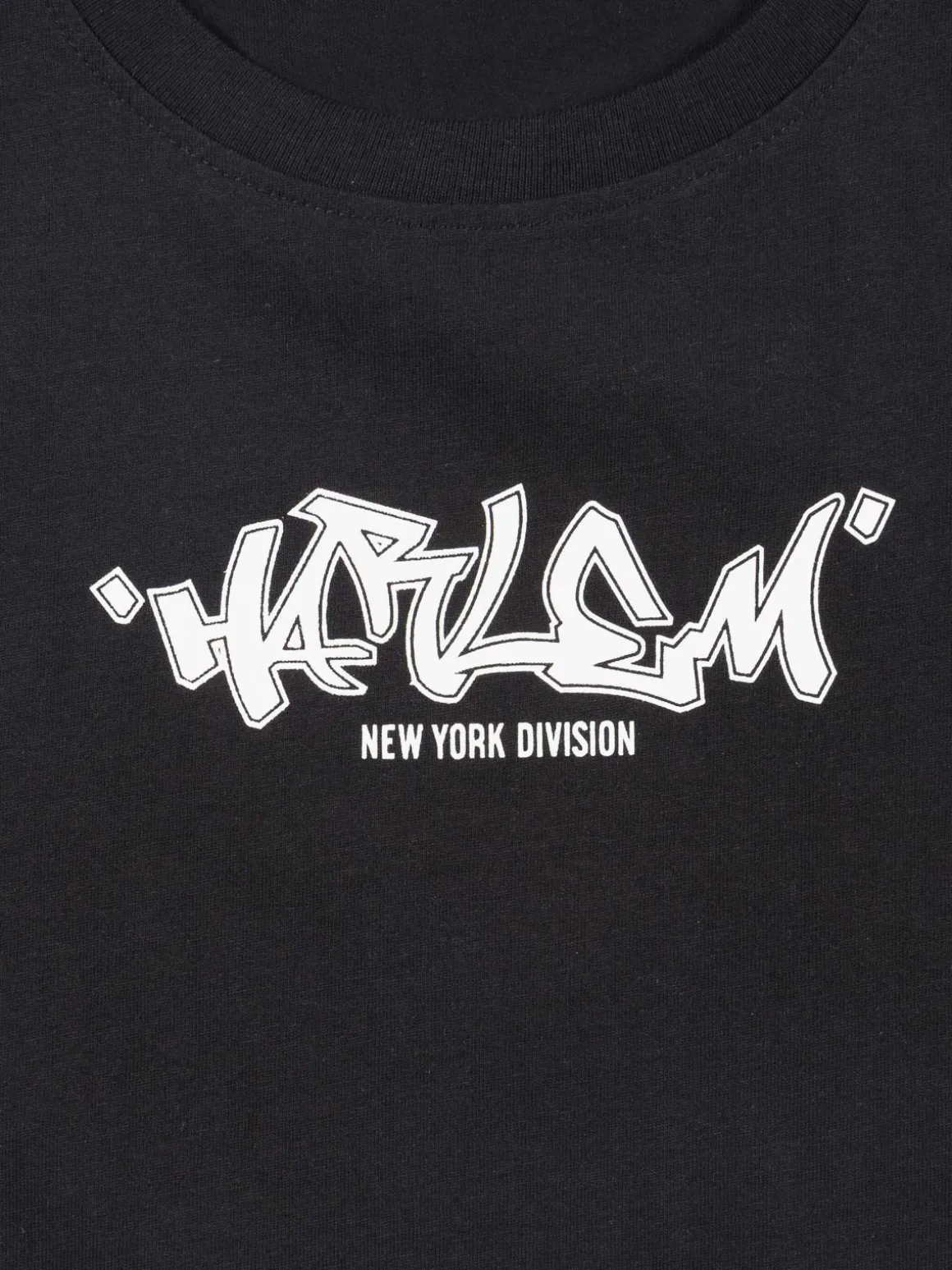 Tee-shirt Harlem noir garçon (XXS-M)
