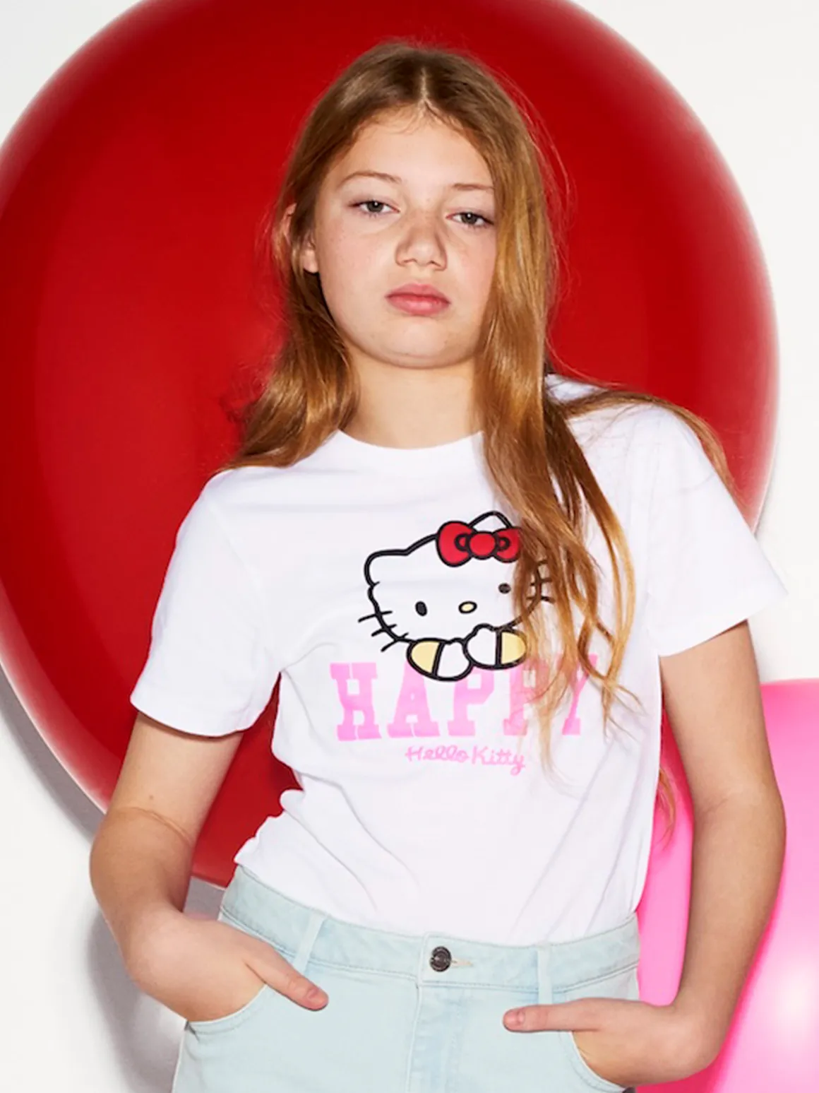 Tee-shirt Hello Kitty fille (XXS-M)