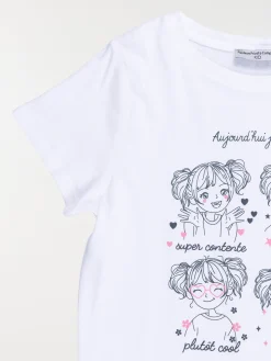 Tee-shirt humeur du jour fille (3-12A)