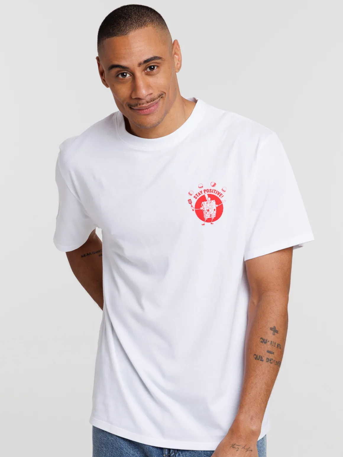 Tee-shirt imprimé Bob l'éponge dos homme