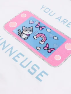 Tee-shirt jeu vidéo fille (3-12A)