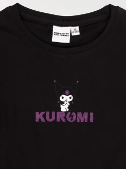 Tee-shirt Kuromi fille noir (XXS-M)