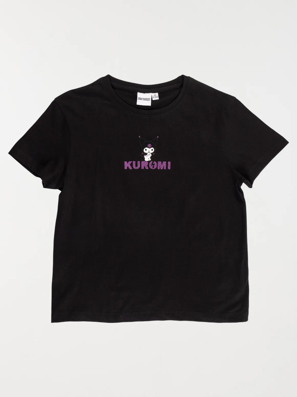 Tee-shirt Kuromi fille noir (XXS-M)