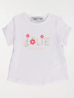 Tee-shirt message fille (3-36M)