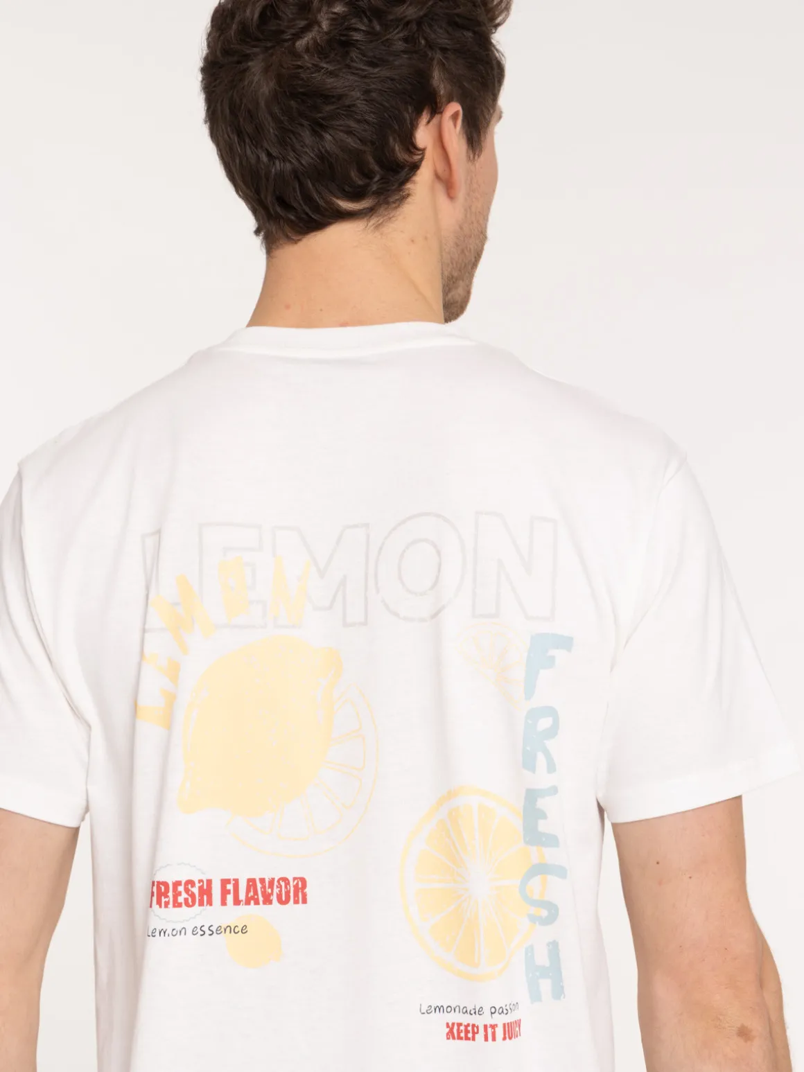 Tee-shirt motifs citrons homme