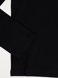 Tee-shirt noir col roulé garçon (3-12A)