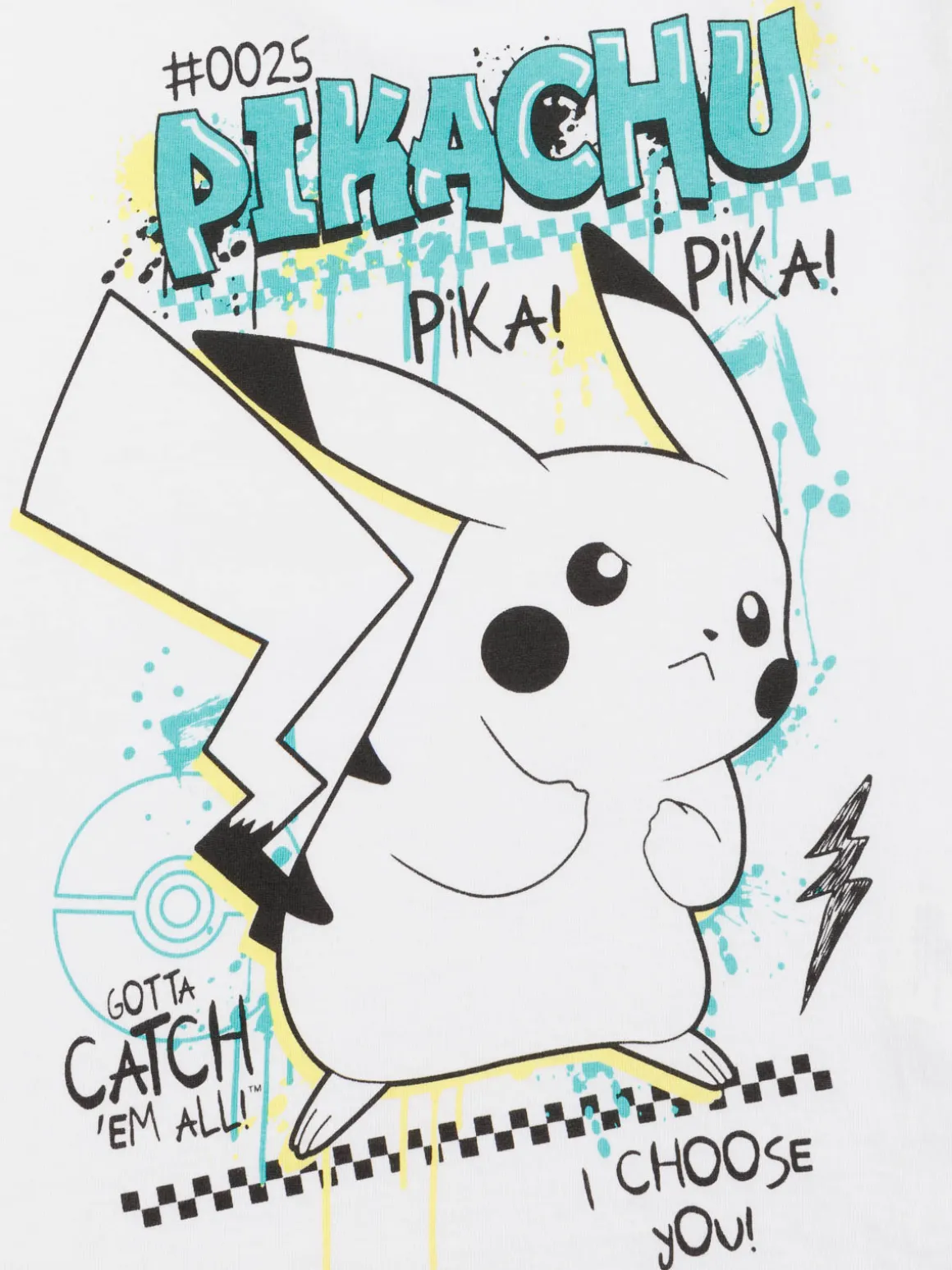 Tee-shirt Pikachu Pokémon garçon (3-12A)