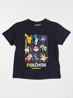 Tee-shirt Pokémon noir garçon (3-12A)