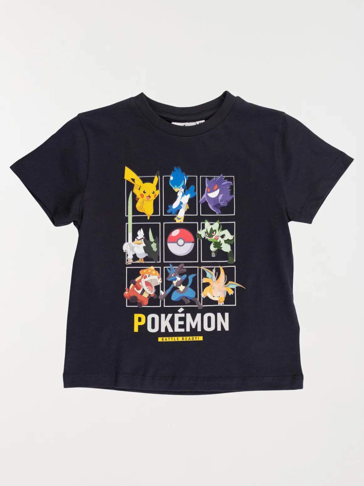 Tee-shirt Pokémon noir garçon (3-12A)