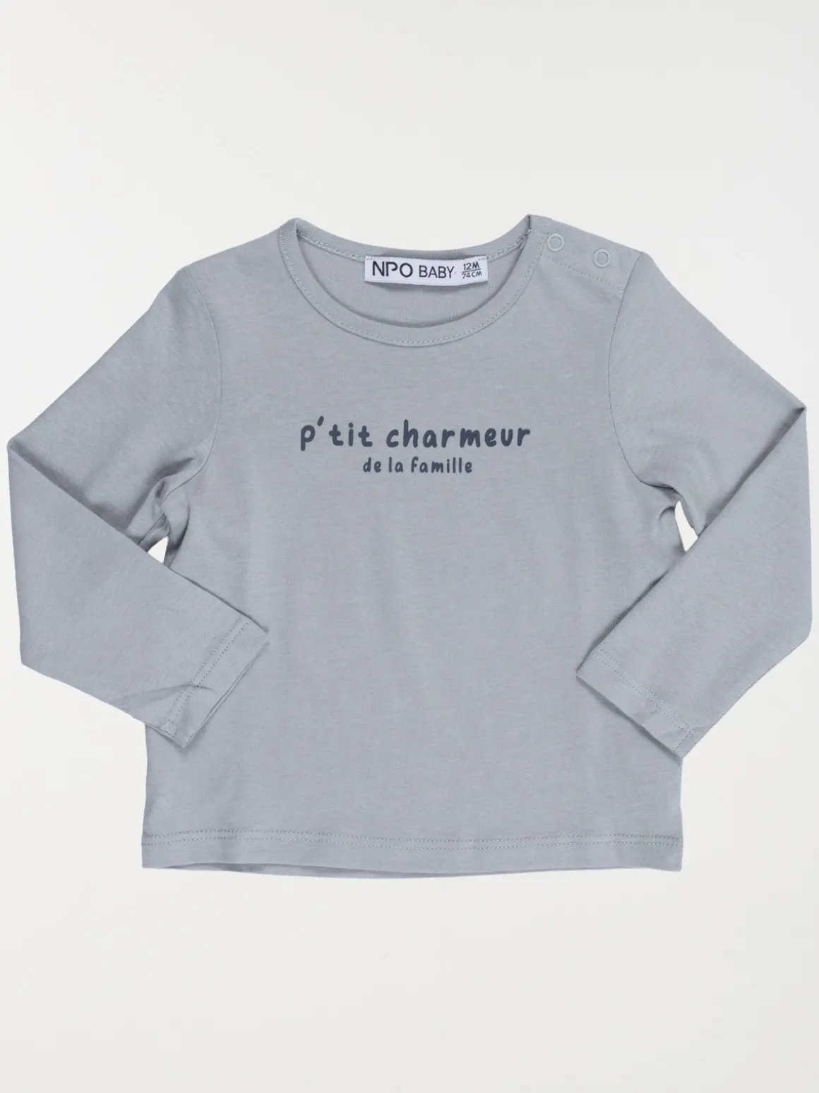 Tee-shirt p'tit charmeur garçon (3-36M)