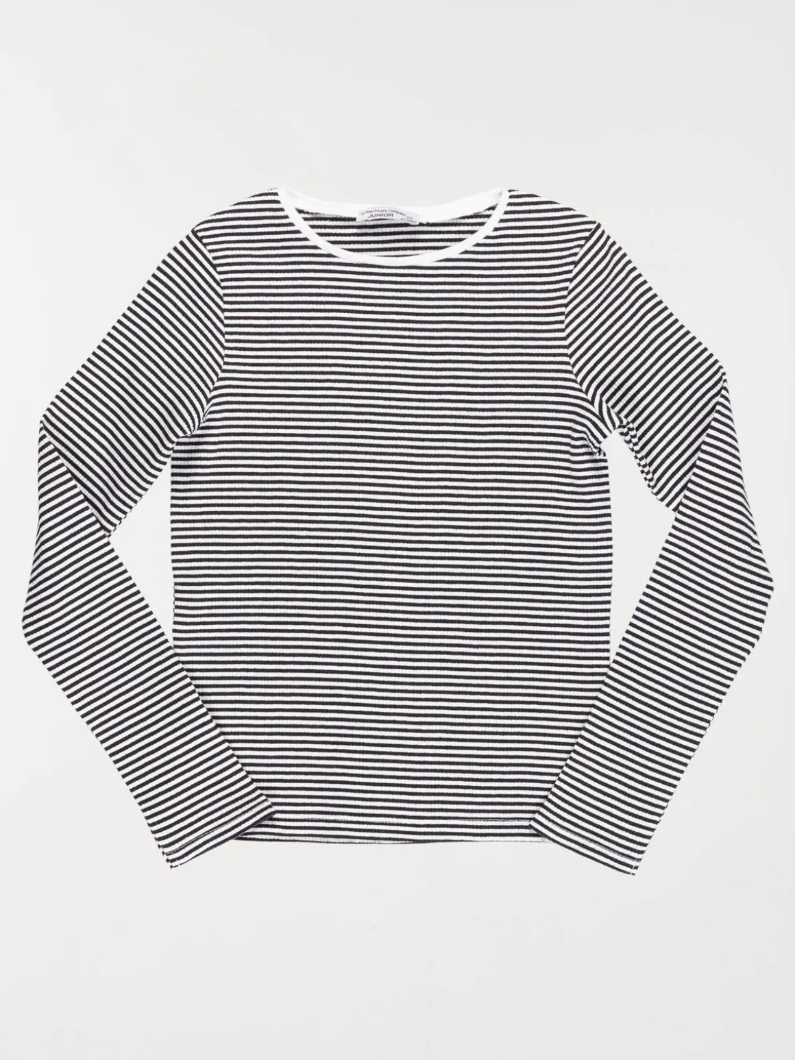 Tee-shirt rayé côtelé fille (XXS-M)