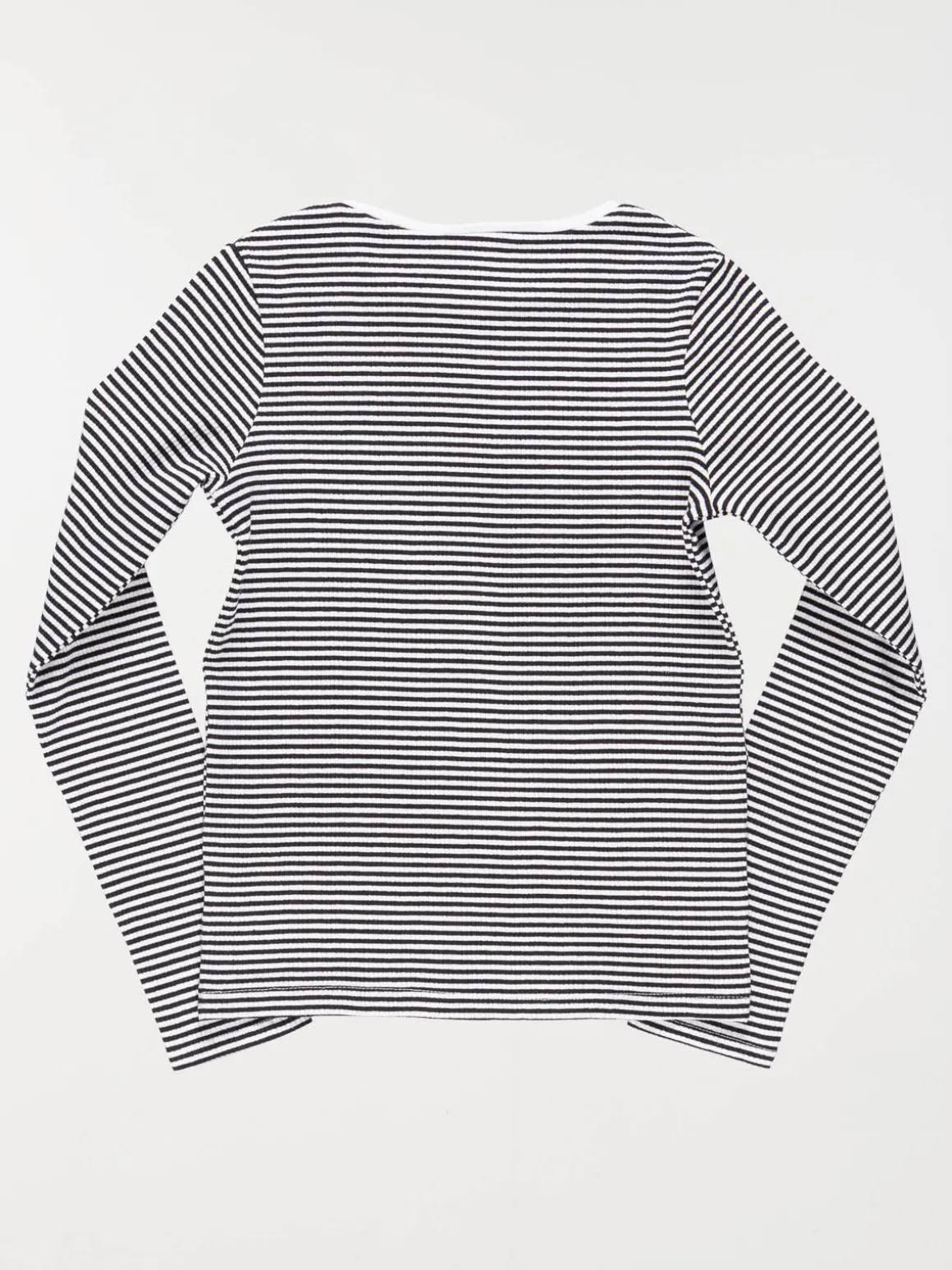 Tee-shirt rayé côtelé fille (XXS-M)