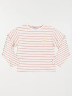 Tee-shirt rayé et fleur fille (3-12A)