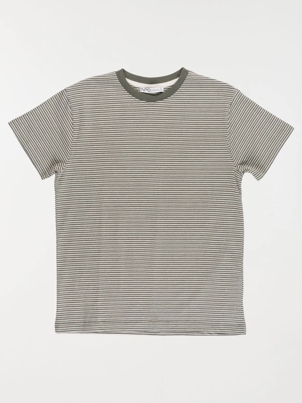 Tee-shirt rayé kaki garçon (XXS-M)