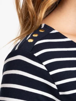 Tee-shirt rayé maternité femme