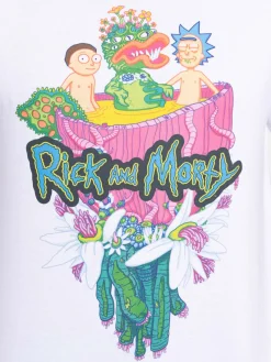 Tee-shirt Rick et Morty blanc homme