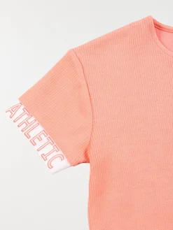Tee-shirt sport néon rose fille (10-16A)