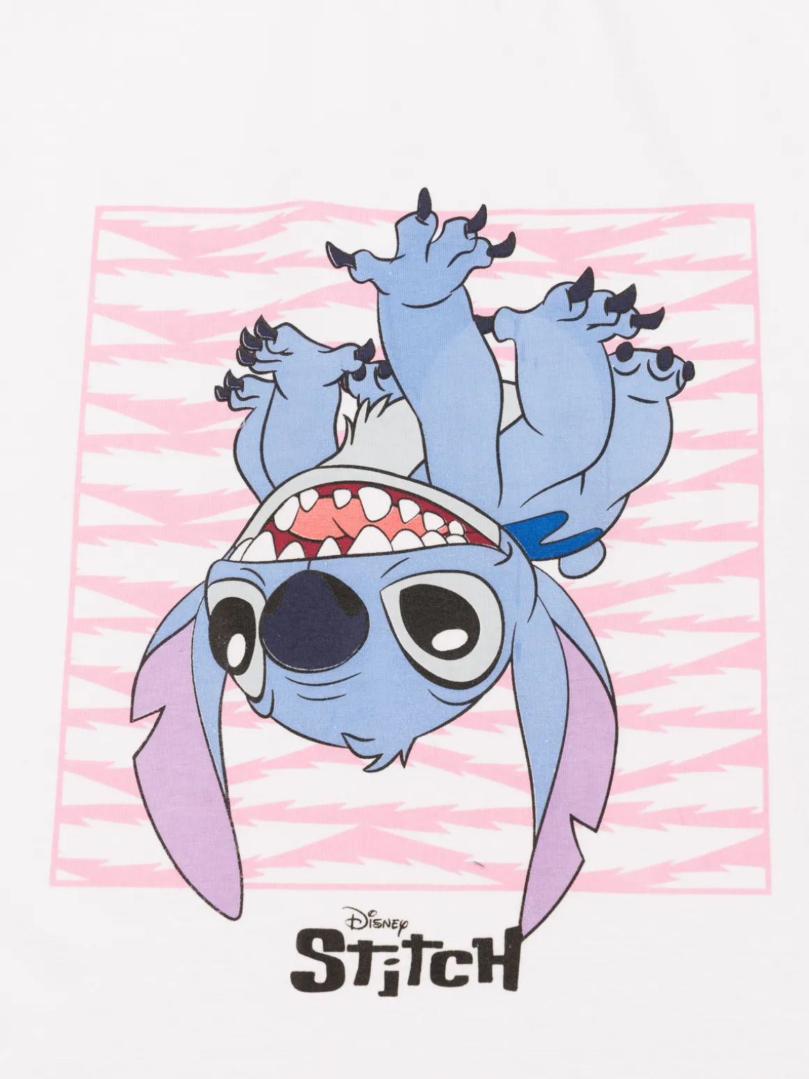 Tee-shirt Stitch blanc fille (XXS-M)