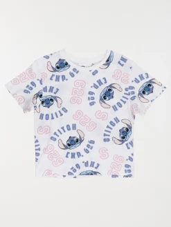 Tee-shirt Stitch blanc fille (XXS-M)