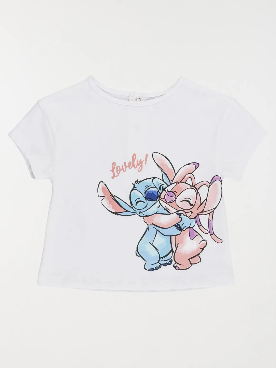 Tee-shirt Stitch et Angel fille (3-36M)