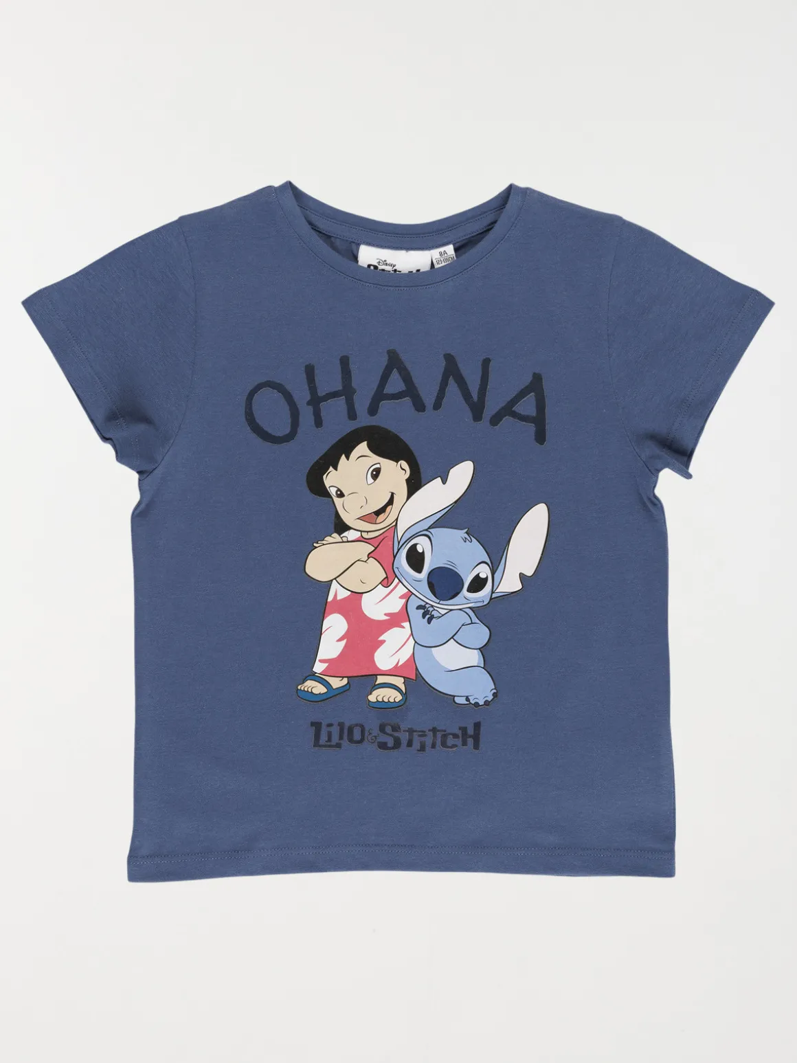 Tee-shirt Stitch fille bleu (3-12A)
