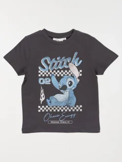 Tee-shirt Stitch garçon graphite (3-12A)